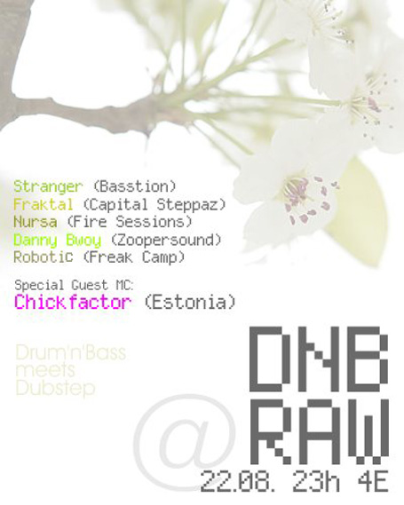 DnB @ RAW Flyer